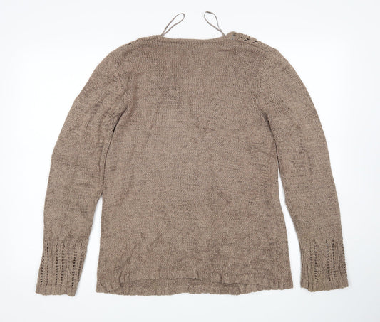 BHS Womens Brown   Pullover Jumper Size 14
