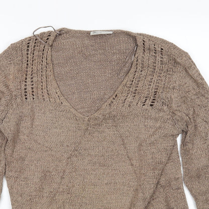 BHS Womens Brown   Pullover Jumper Size 14