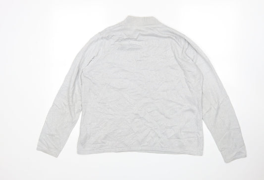 Womens UK Size M BM Silver Pullover Jumper