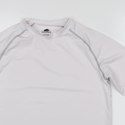 Rhio Mens White   Basic T-Shirt Size S
