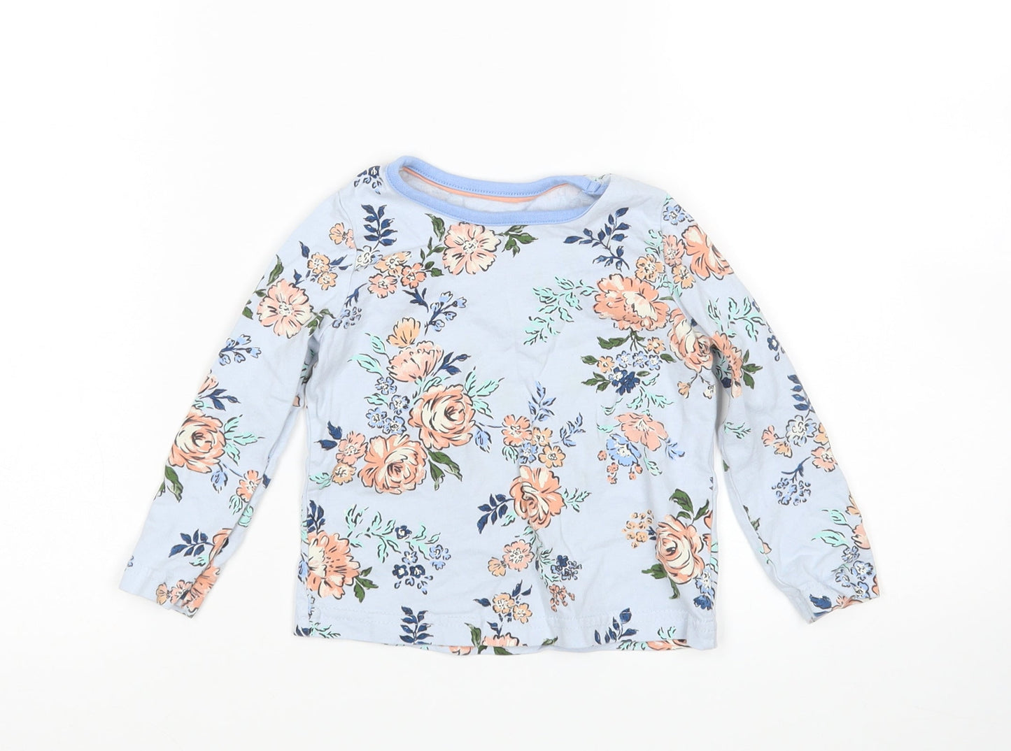 Nutmeg Girls Multicoloured Floral  Basic T-Shirt Size 12-18 Months