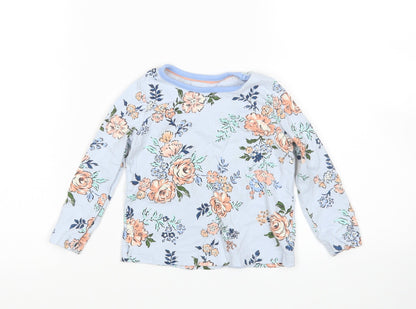 Nutmeg Girls Multicoloured Floral  Basic T-Shirt Size 12-18 Months
