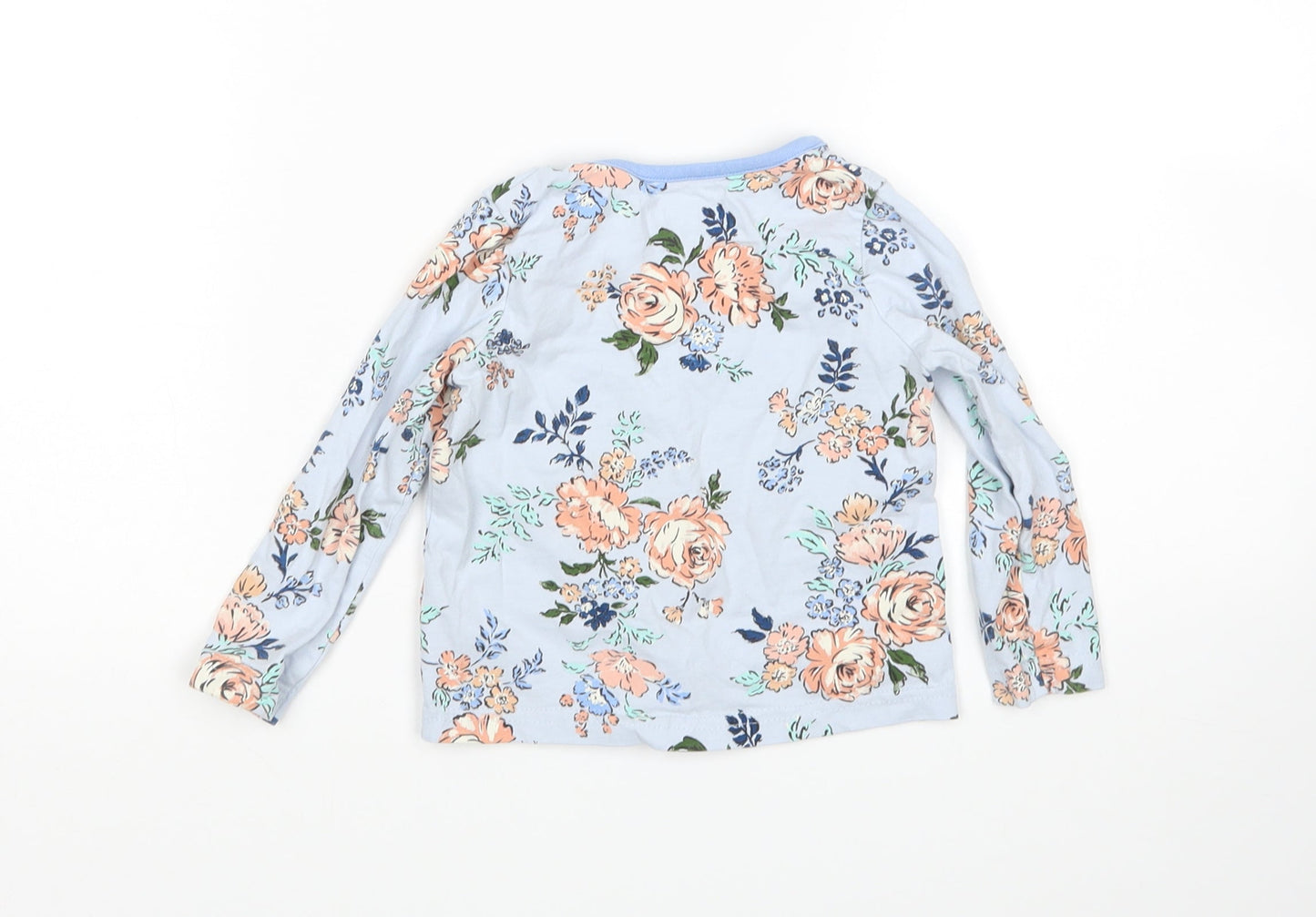 Nutmeg Girls Multicoloured Floral  Basic T-Shirt Size 12-18 Months