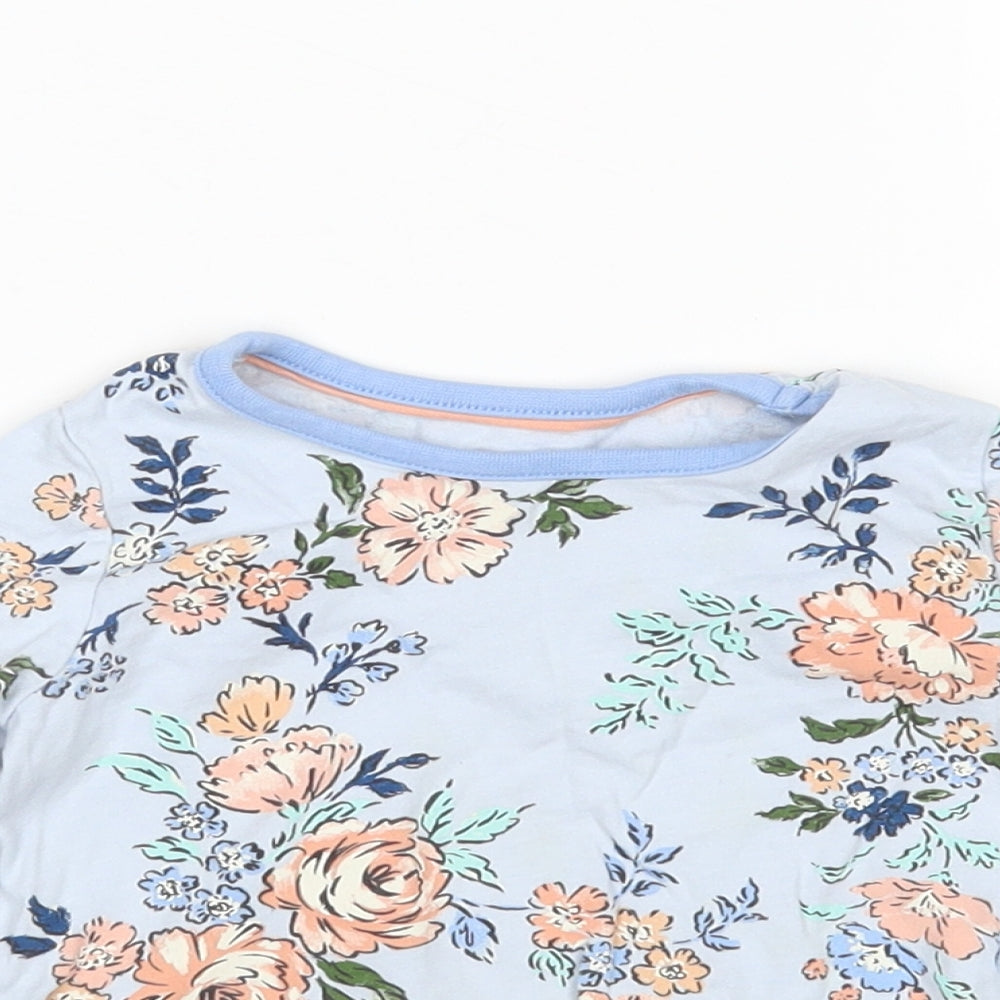 Nutmeg Girls Multicoloured Floral  Basic T-Shirt Size 12-18 Months
