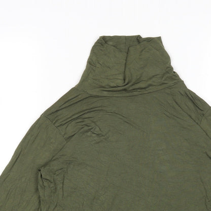 Boohoo Womens Green   Basic T-Shirt Size 12