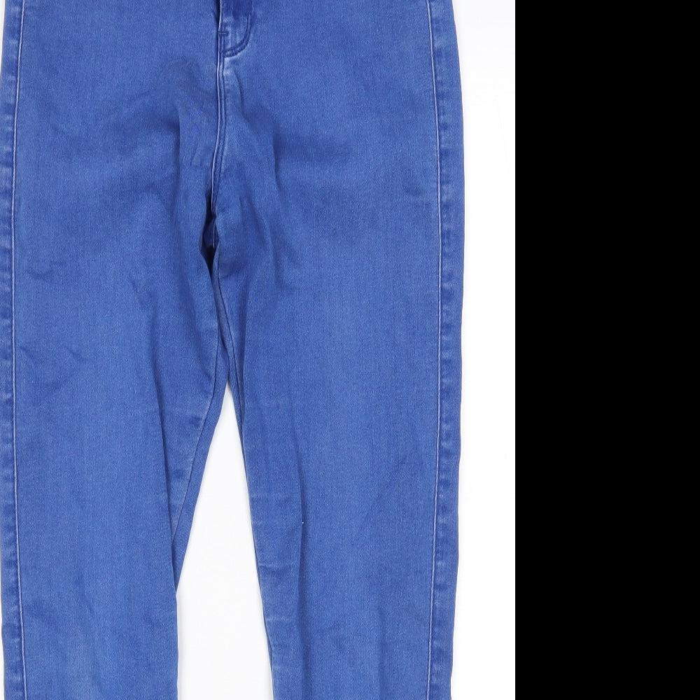 Missguided Womens Blue   Skinny Jeans Size 10 L28 in