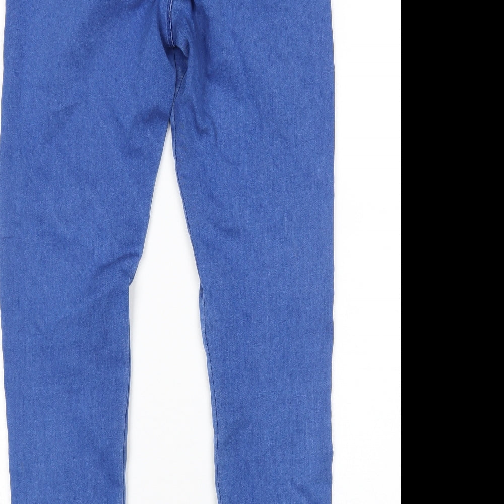 Missguided Womens Blue   Skinny Jeans Size 10 L28 in