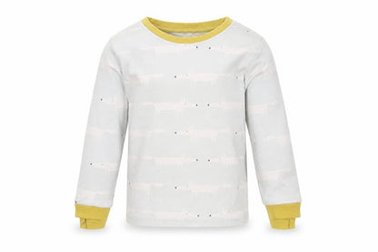Front view of Next boys’ multicoloured animal print basic t-shirt, size 3, years