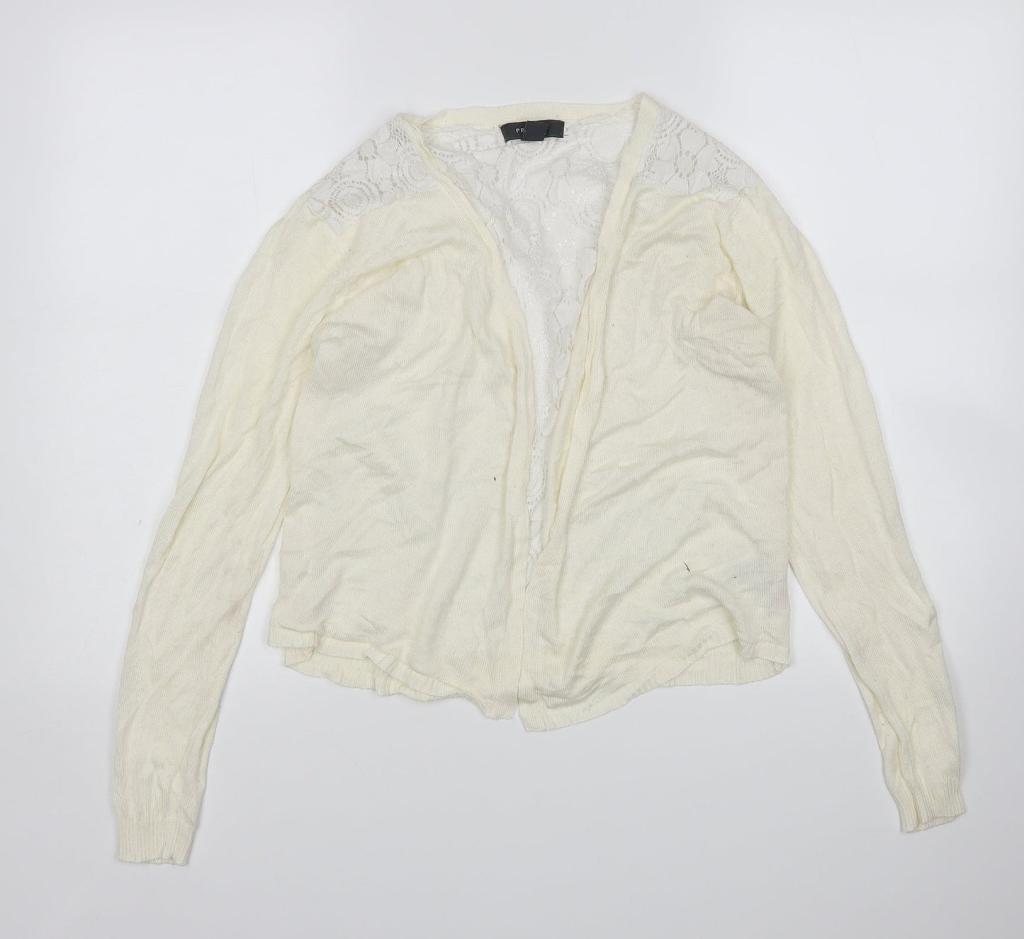 Primark Womens Ivory   Cardigan Jumper Size S