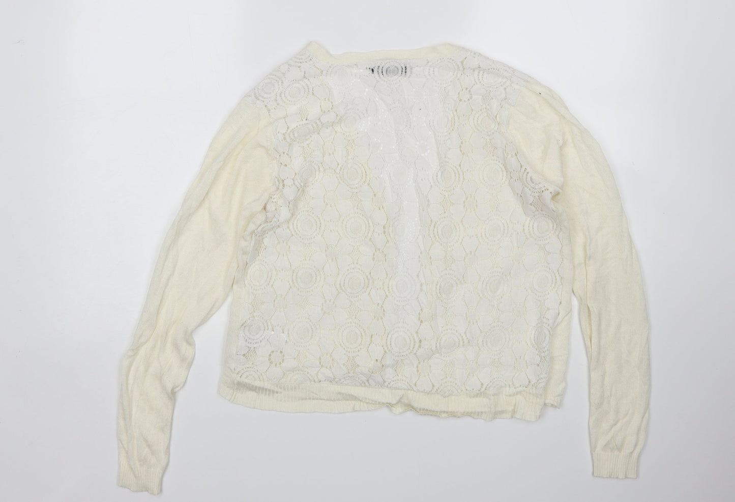 Primark Womens Ivory   Cardigan Jumper Size S