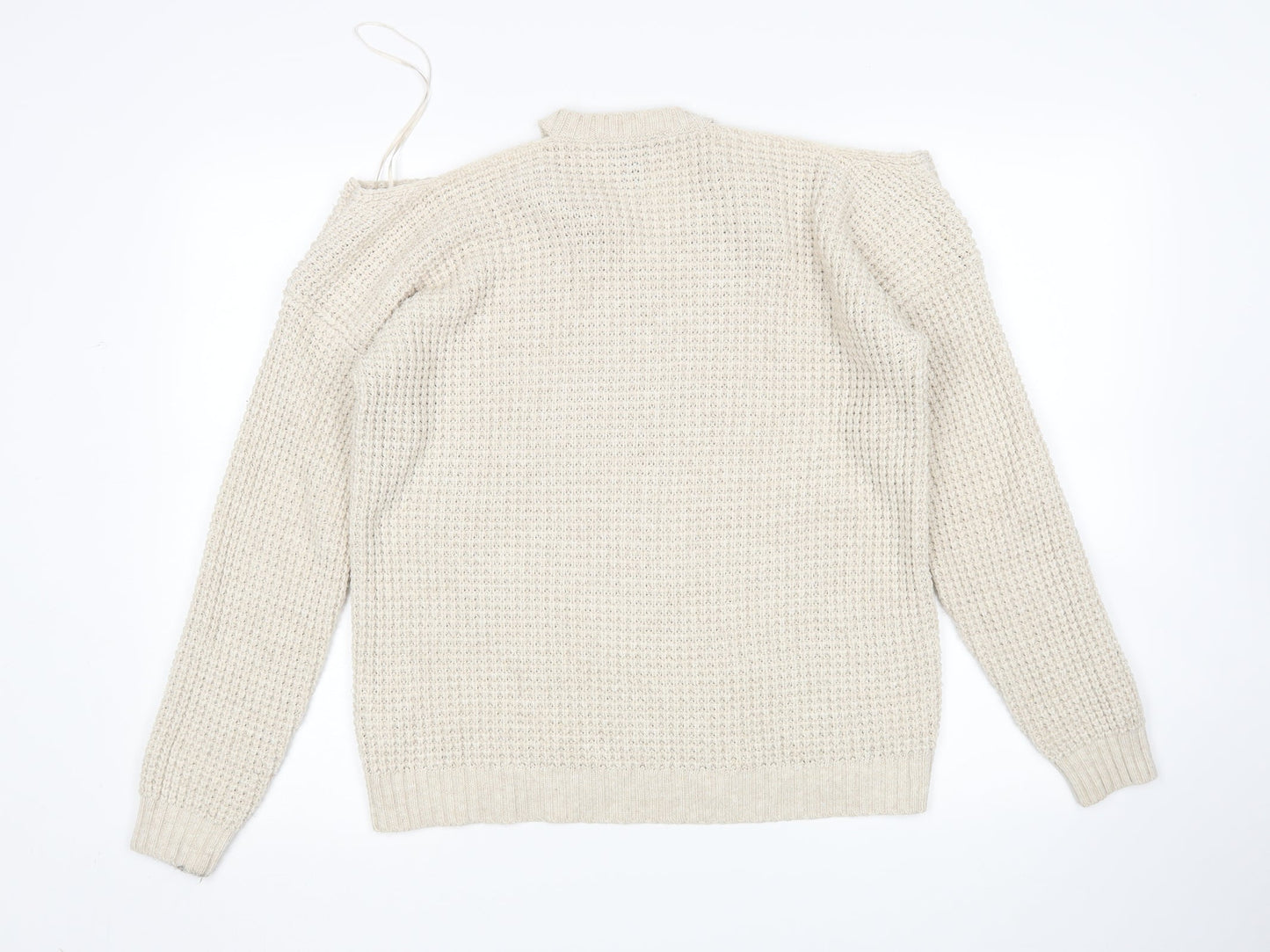 Womens UK Size S New Look Beige Pullover Jumper