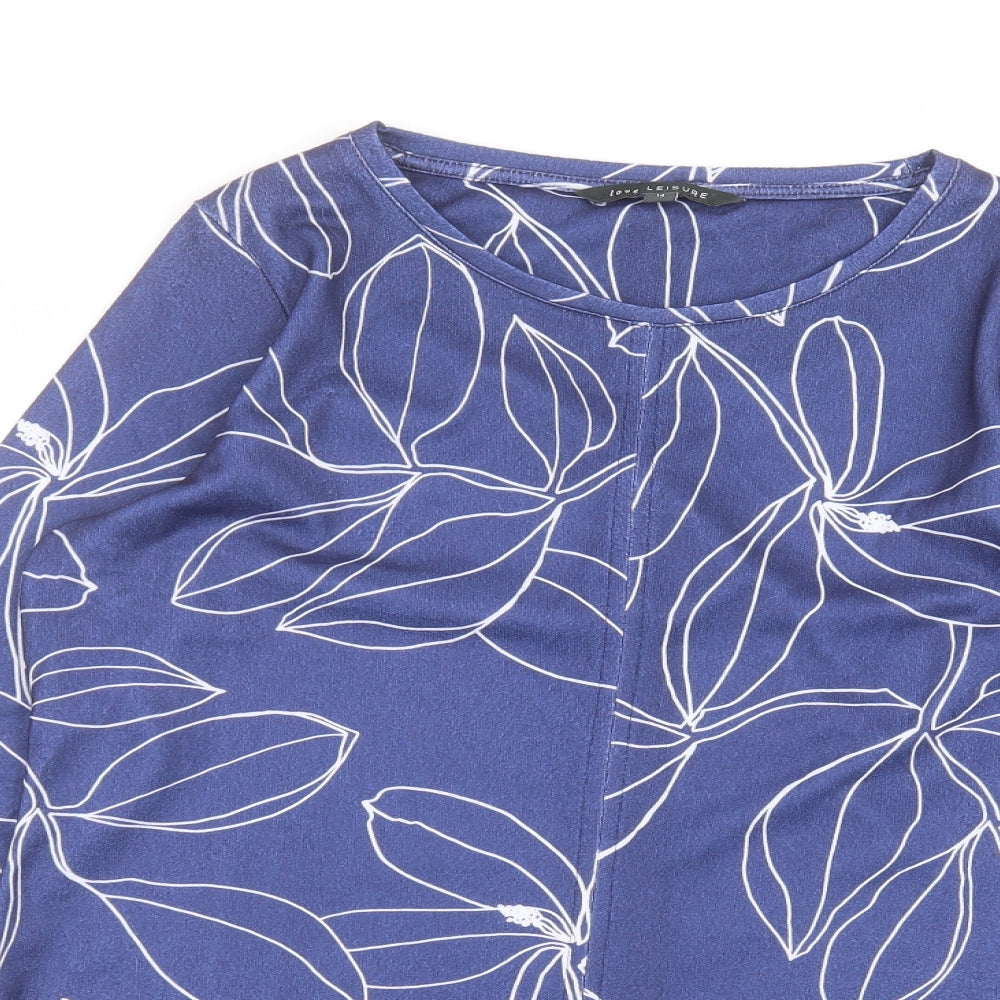 Womens UK Size 14 Love leisure Blue Pullover Jumper
