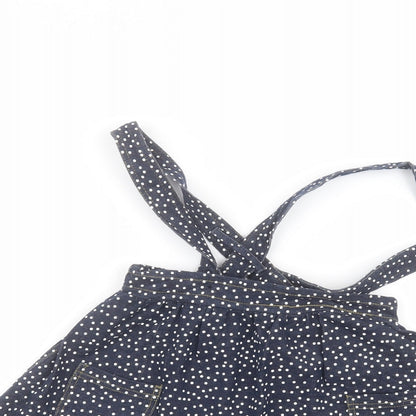 M&Co Girls Blue Polka Dot  A-Line Skirt Size 3-4 Years