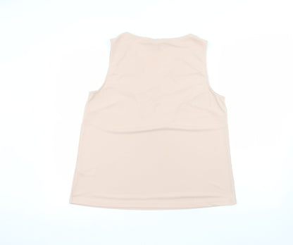 Womens UK Size M H&M Pink Basic Blouse