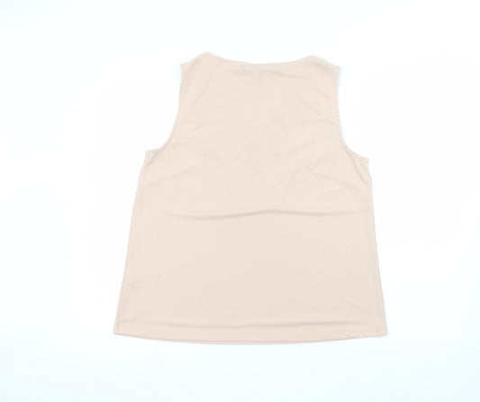 Womens UK Size M H&M Pink Basic Blouse