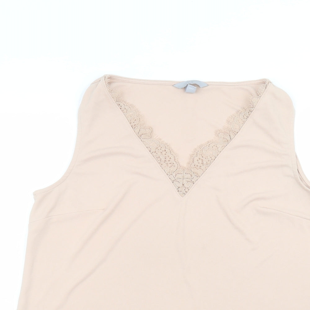 Womens UK Size M H&M Pink Basic Blouse