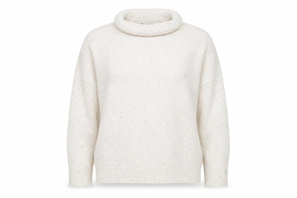 Womens UK Size M Oasis White Pullover Jumper