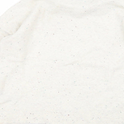 Womens UK Size M Oasis White Pullover Jumper