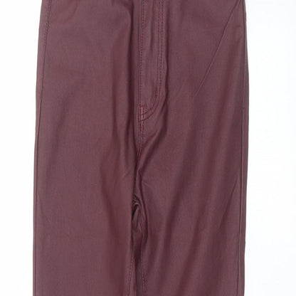 Estee Brown Womens Purple   Trousers  Size 12 L28 in