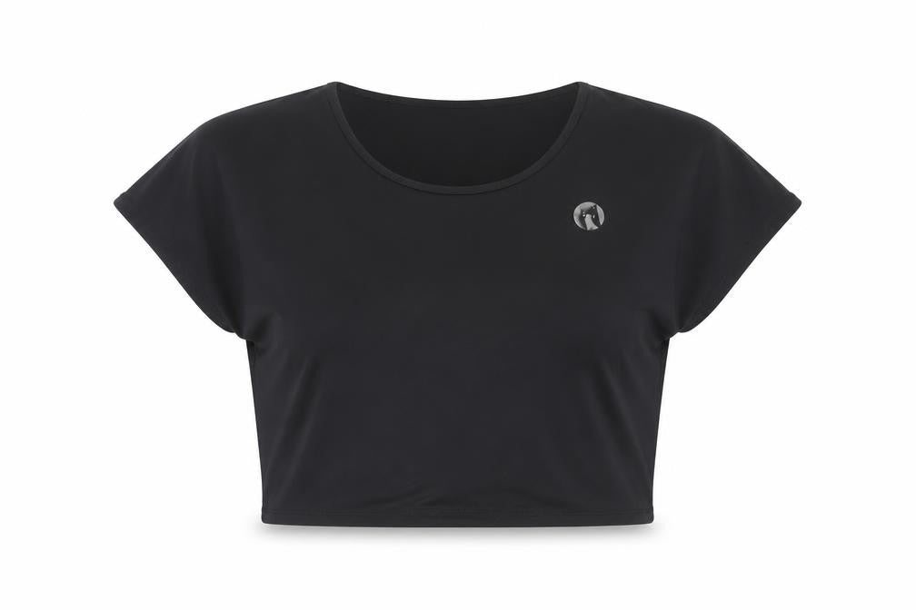 Womens UK Size L Matalan Black Basic T-Shirt