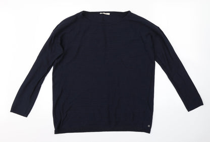 Womens UK Size XL Preworn Blue Pullover Jumper