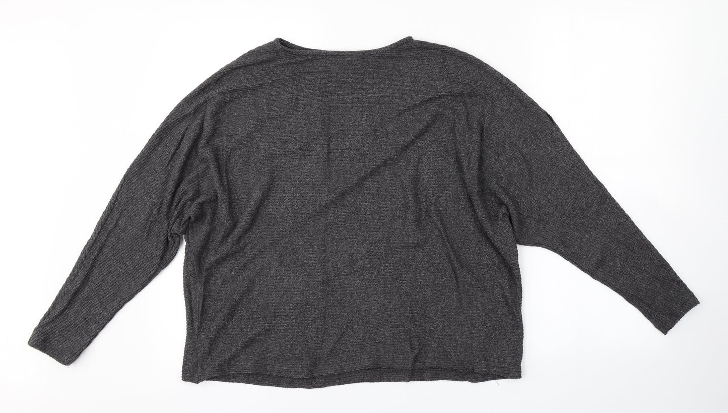 Womens UK Size M H&M Grey Pullover Jumper