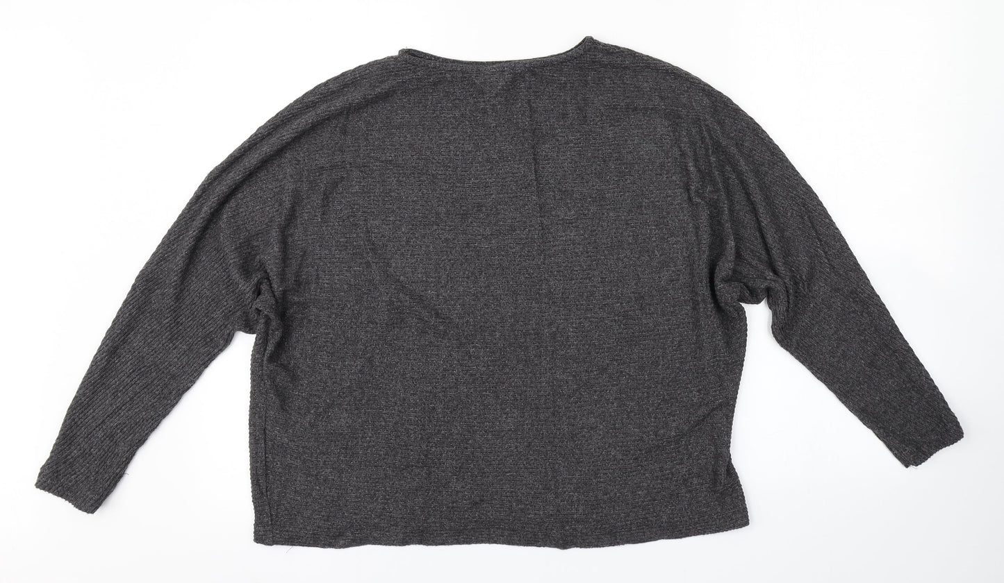 Womens UK Size M H&M Grey Pullover Jumper