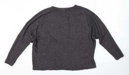 Womens UK Size M H&M Grey Pullover Jumper