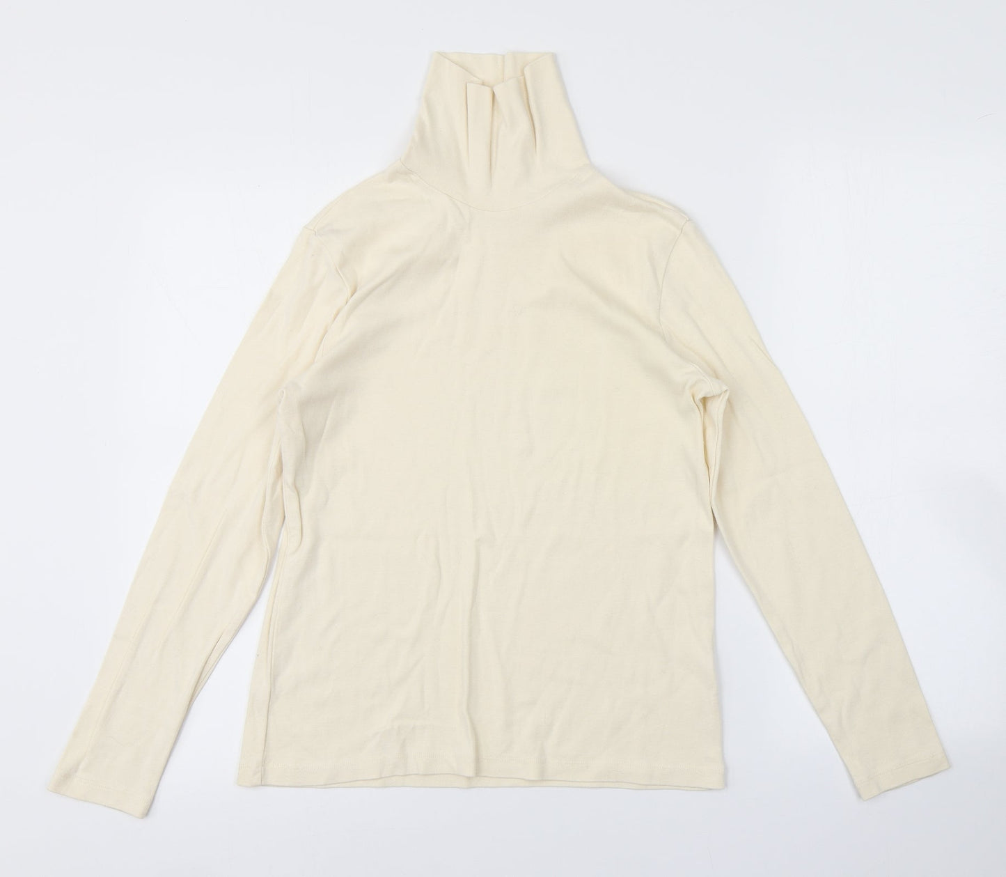 Womens UK Size  Preworn Yellow Basic T-Shirt