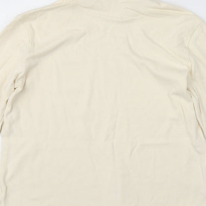Womens UK Size  Preworn Yellow Basic T-Shirt