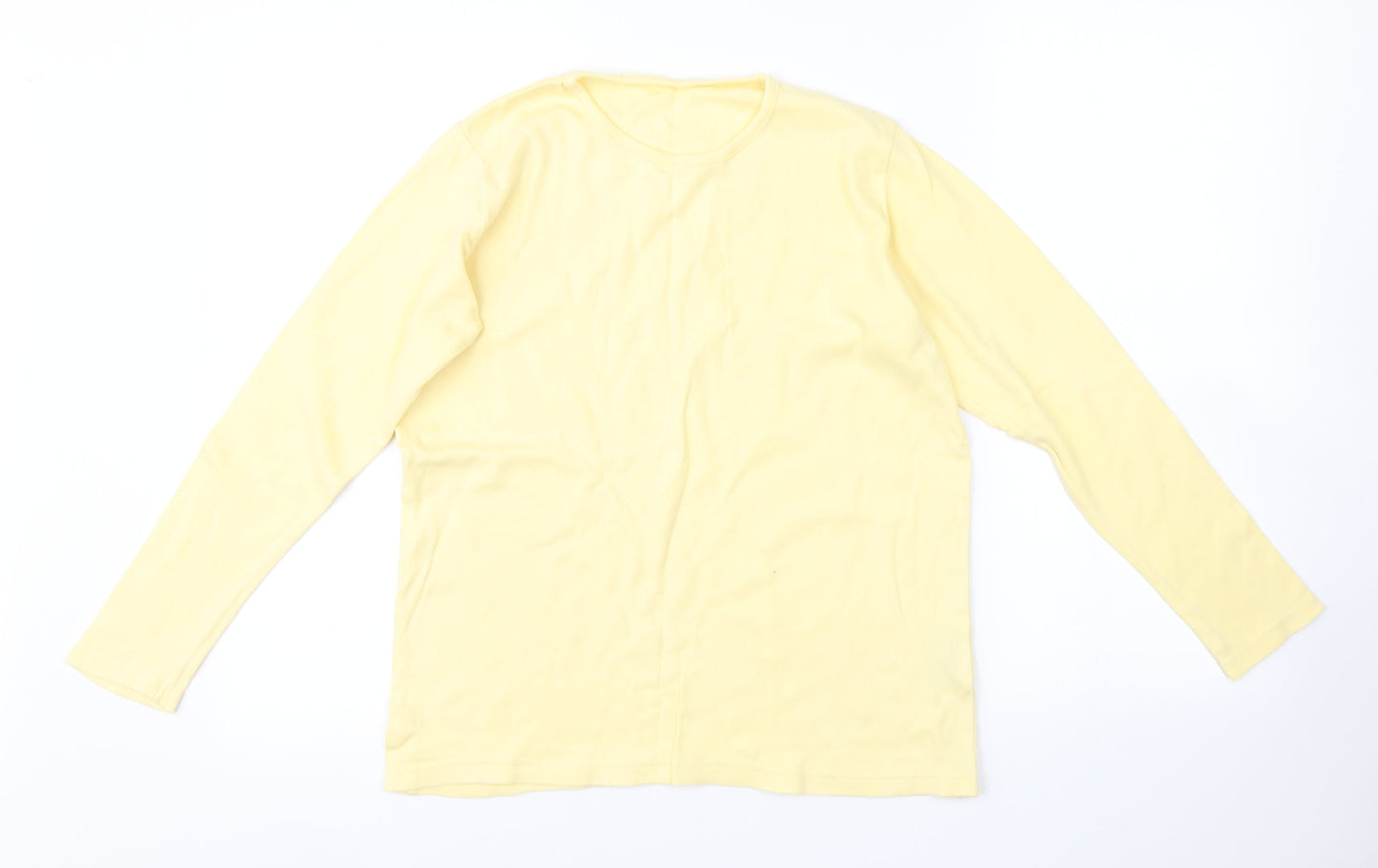 Preworn Womens Yellow   Basic T-Shirt
