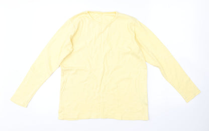 Preworn Womens Yellow   Basic T-Shirt