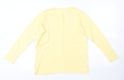 Preworn Womens Yellow   Basic T-Shirt