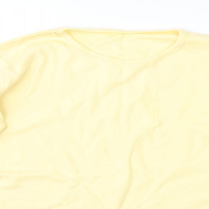 Preworn Womens Yellow   Basic T-Shirt