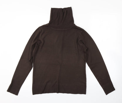 Womens UK Size  Preworn Brown Pullover Jumper