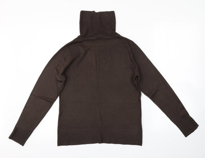 Womens UK Size  Preworn Brown Pullover Jumper