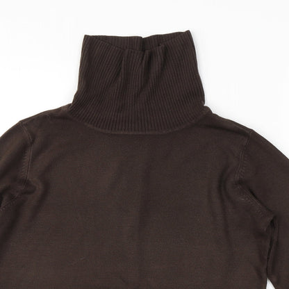 Womens UK Size  Preworn Brown Pullover Jumper