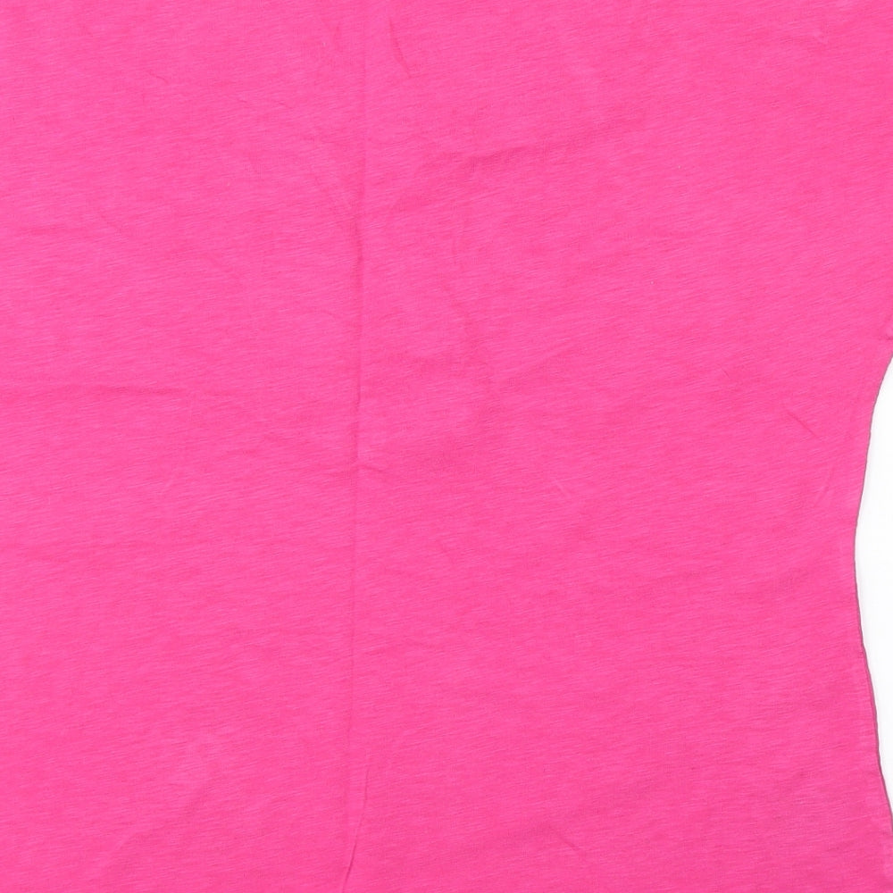 Womens UK Size  Preworn Pink Basic Blouse