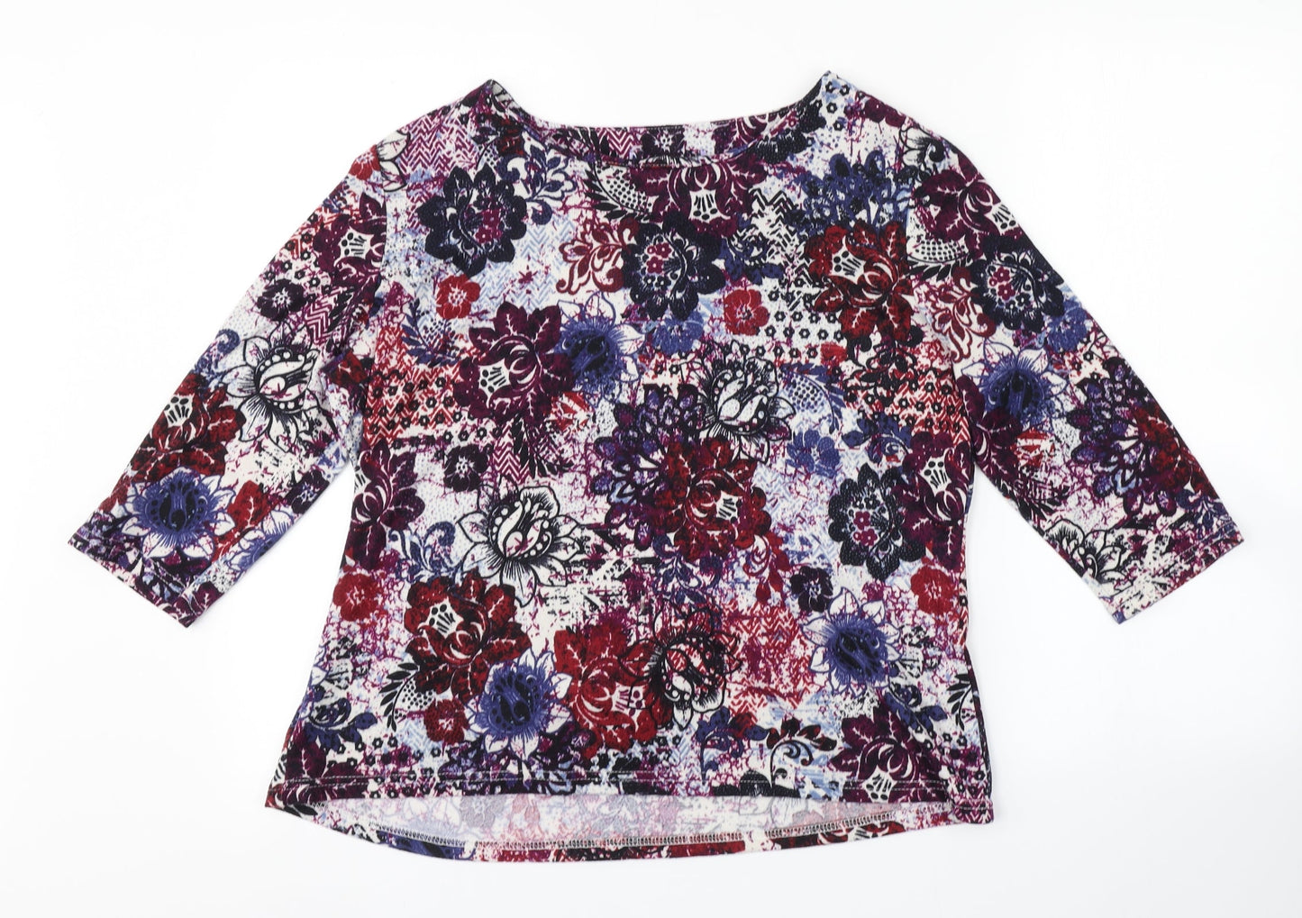 Womens UK Size  Preworn Multicoloured Basic Blouse