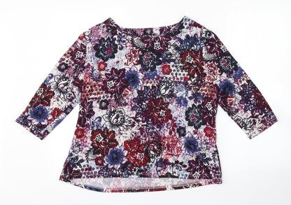 Womens UK Size  Preworn Multicoloured Basic Blouse