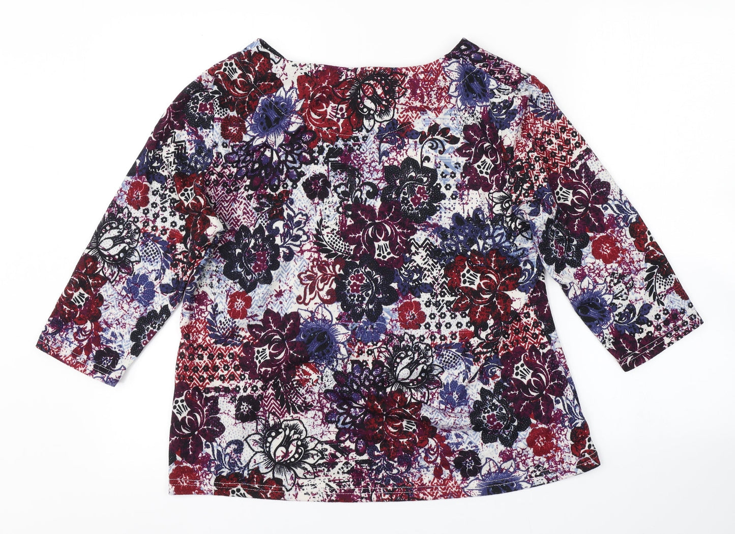 Womens UK Size  Preworn Multicoloured Basic Blouse