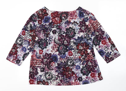 Womens UK Size  Preworn Multicoloured Basic Blouse