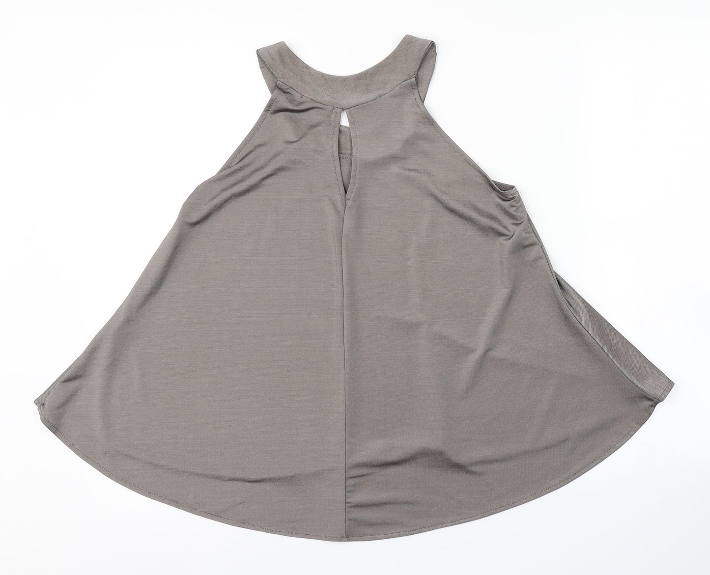 Boohoo Womens Grey   Basic Tank Size 8