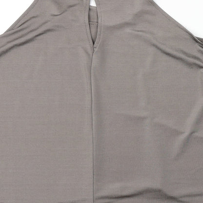 Boohoo Womens Grey   Basic Tank Size 8