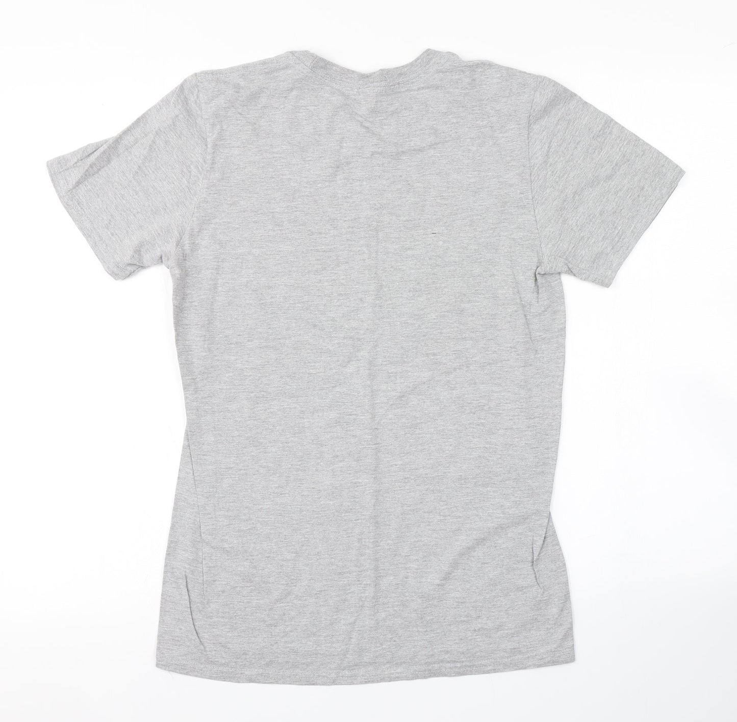 Womens UK Size  Preworn Grey Basic T-Shirt