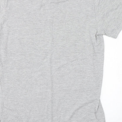 Womens UK Size  Preworn Grey Basic T-Shirt