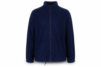 Front view of IMc Sport men’s blue full zip sweatshirt, size M