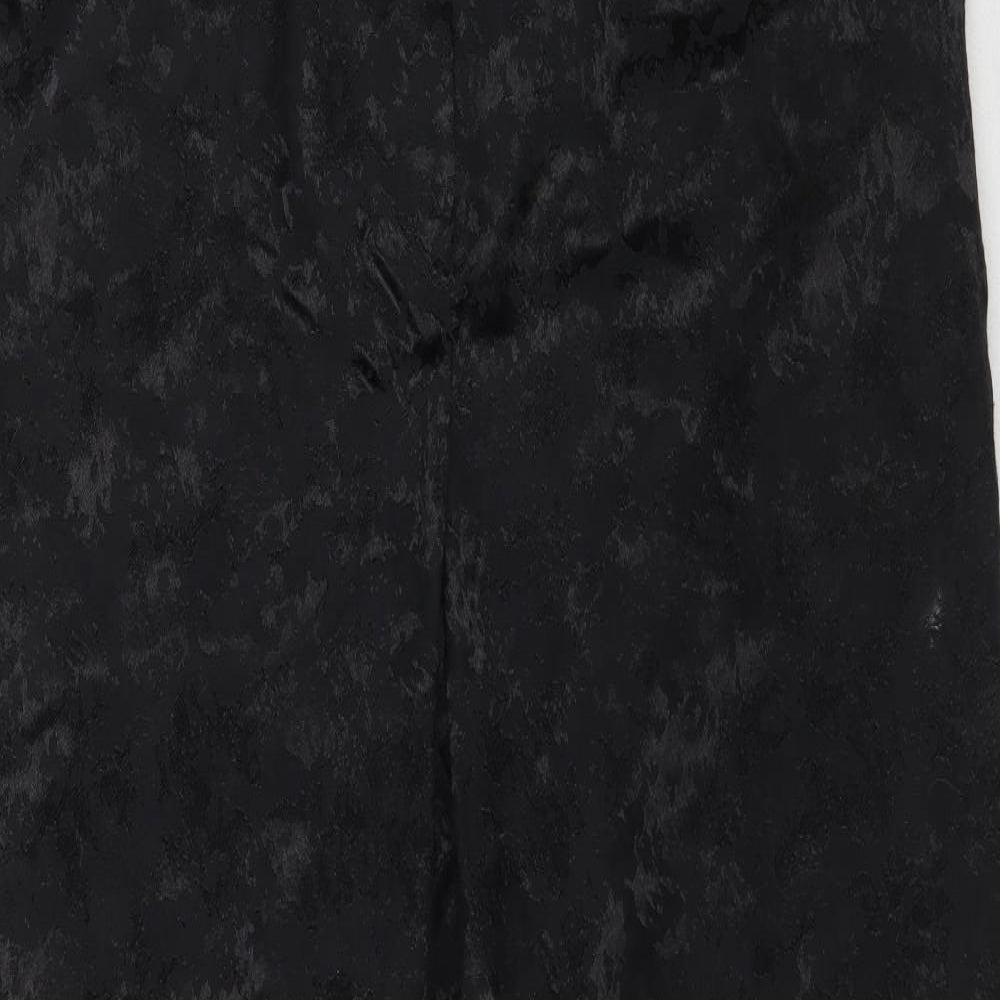 Lauren Duvar Womens Black Floral  Trousers  Size 14 L30 in