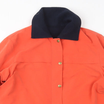 Womens UK Size 14 Marks and Spencer Orange Jacket