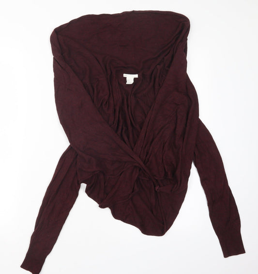 Womens UK Size S H&M Purple Cardigan Jumper